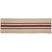 Yuletide Burlap Red Stripe Runner 12x48