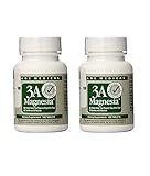 2-Pack 3A Magnesia Total 200 Tablets - Safe & Effective for Daily Use - No cramping - great value
