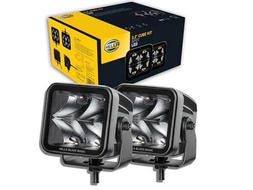 HELLA 1FA 358 176-821 LED-Spotlight - Black Magic Cube Kit 3.2 - 12/24V