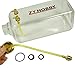 ZYHOBBY RC Fuel Tank 360ML, RC Model Airplane Gas Fuel Tank /Transparent Fuel Tank for RC Airplane