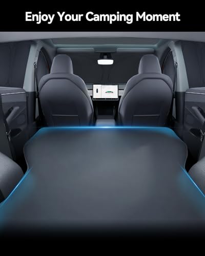 LANTU 8 Pack Car Sun Shades for Tesla Model Y 2025-2026 Juniper Design for Rear Windshield Side Window Complete Kit Camping Privacy Curtains UV Protection Tesla Model Y Accessories