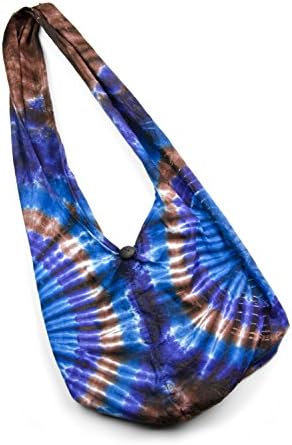 Three Cranes Gallery Women's Tie-Dye 2.0 Peddler Bag Blue-Multi