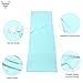 Forbidden Road Sleeping Bag Liner Sleep Sheet Sleep Sack Camping Travel Liner with Pillow Cover Cotton Soft Healthy Clean Extreme Roomy - 2 Sizes 4 Colors (Sky Blue, Medium)