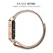 MoKo Frame Compatible with Fitbit Blaze, Stainless Steel Replacement Metal Frame Housing for Fitbit Blaze Smart Watch - Rose Gold