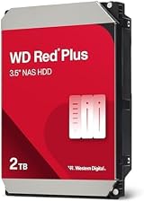 WD Red Plus 2TB NAS 3.5 inch Internal HDD 5400 RPM SATA 6 Gb/s CM R 64MB view 2