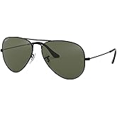 Ray-Ban RB3025 Metal POLARIZED Aviator Sunglasses For Men For Women +BUNDLE with ACCESSORY EYEWEAR KIT