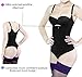SHAPERX Womens Fajas Colombia Body Shaper Butt Lifter, Black Zipper, Size Large