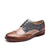 Women Oxford leather shoes E215 (US9.5, B)