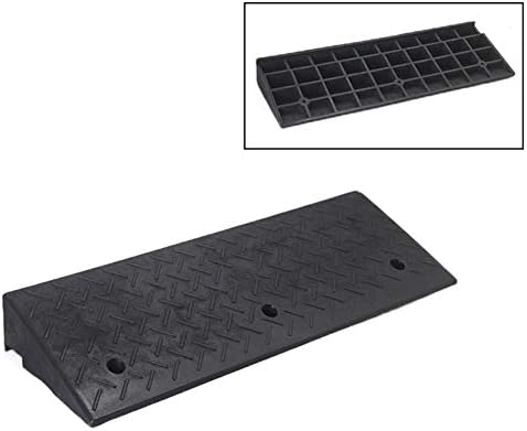 段差スロープ 段差 車 バイク 段差 4サイズ スロープ車用品修正可能ねじ穴滑り止め耐圧四季ユニバーサル縁石ランプ ビューティー Cqilong Size 99x35x13cm Color Black B0wffcj9