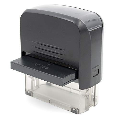 MaxMark Large Size - 5-Line Custom Return Self Inking Address Stamp - w/ 5-Year Warranty