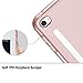 iPad Air 2 Case, ESR [Corner/Bumper Protection] Soft TPU Bumper Translucent Hybrid Case with Smart Cover for iPad Air 2 / iPad 6 (Rose Gold)