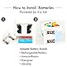 FLEXTAILGEAR - TROPO Air Pump Portable Inflator Air Mattress Pump for Inflatable Air Bed Lake Floats Rafts Pool Toys - Need 4 x AA Batteries (Grey)