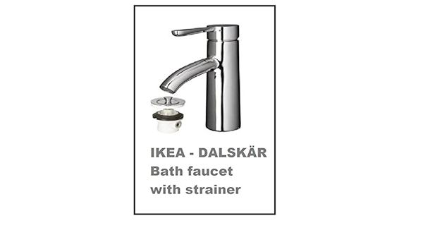 IKEA DALSKAR baño grifo con colador, cromado por Ikea: Amazon ...