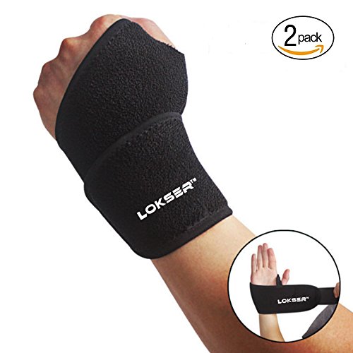 Loksertm wrist support strap brace | best for wrist & hand pa…
