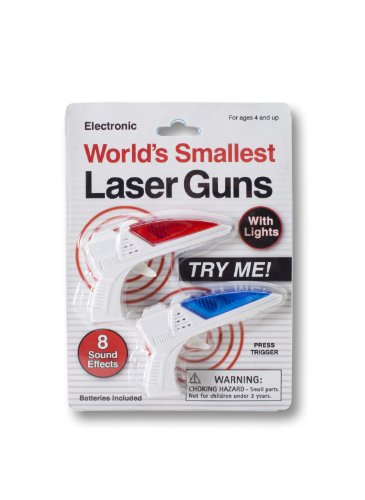Westminster World's Smallest Laser Guns, 2 Pack