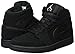 Nike Men's Air Jordan 1 Retro Mid Basketball Shoe Black/White-Black Size 9.5