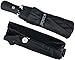 Crown Coast Black Travel Umbrella - 60 MPH Windproof Lightweight for Men Women and Kids, Compact Umbrellas