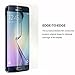 PLESON Galaxy S6 Edge Screen Protector [Full Coverage], Upgrade [2-Pack] Samsung Galaxy S6 Edge Screen Protector Edge to Edge,Ultra Clear,Anti-Bubbles Crystal Invisible PET Shield