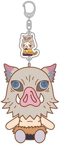 鬼滅の刃 × ラスカル ぬいぐるみストラップ 嘴平伊之助 はしびらいのすけ