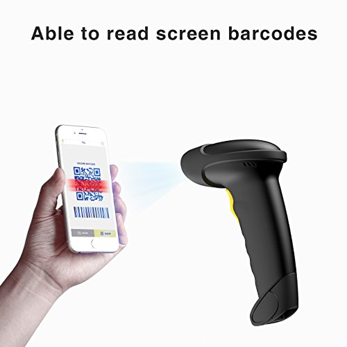 Inateck 2D QR Wireless Barcode Reader for POS, QR Shower, BCST-50