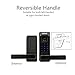 HARFO HL91 Fingerprint Touchscreen Keyless Door Lock with OLED Display, Perfect for Office & Home (Aged Bronze)