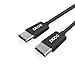 USB Type C to USB Type C Cable, iXCC 6 Feet Data Sync Cable Cord for Google Pixel/Pixel XL, New MacBook, Lumia 950/950xl, Nexus 5x/6p, ChromeBook Pixel