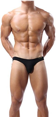 CAESER ARCHY Men's One Pack Thong Solid Color Bikini Modal Pouches Briefs