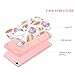 BENTOBEN iPhone 6 Plus Case, iPhone 6S Plus Case, Pineapple Dual Layer Protective Glossy Phone Case Cover, White/Rose Gold