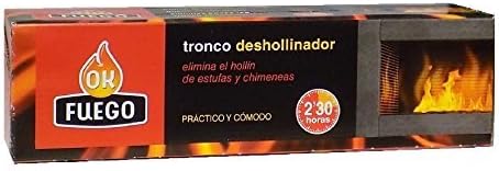 OK FUEGO Cleaning Log for Chimneys and Stoves