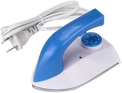 IKevan Convenient Small and Exquisite Desig Mini Steam Electric Iron Handheld Mini Iron Home Travel Outdoor (Blue, B)