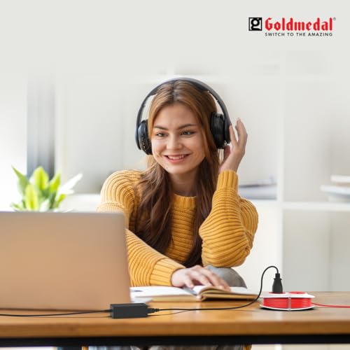 Goldmedal Gio 2-Pin Extension Board with 2.5 Meter Extension Cord 3
