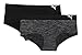 Puma Women's 2-Pack Seamless Super Soft Sport Stretch Hipster Panty, Black, Medium
