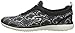 Skechers Sport Women's Microburst Mamba Fashion Sneaker, Black/White, 8.5 M US