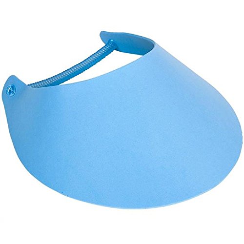 ~ 12 ~ Foam Visors with Coil Bands ~ Assorted Colors ~ New ~ Sun Hat, Craft Foam,