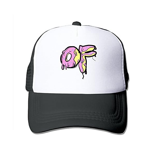 SAXON13-For-Men-Women-Baseball-caps-Meshback-Odd-Future-Logo-Hat-Caps-Black