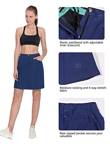image for Little Donkey Andy Women's Athletic Skort Build-in Shorts with Pockets