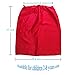 YIISUN Red Cape for Kids Capes for Girls Party Dress up Costumes DIY Dress Up Costume for Party Game (3 Pack)(Red)