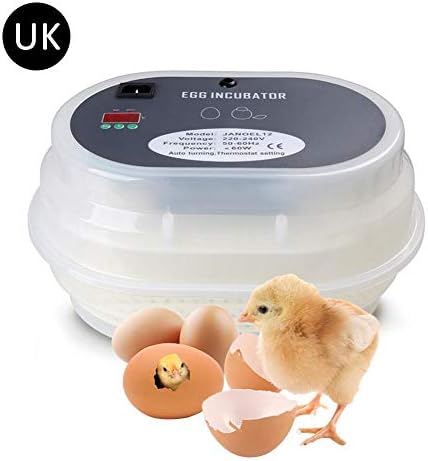 xluckx Digital Display Egg Incubator Fully Automatic Hatcher Intelligent Temperature Control 220V Home Use Hatcher for Chicken Goose Duck Poultry Hatcher with Egg Tray