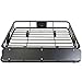 Best Choice Products SKY1515 Universal Roof Rack (Cargo Car Top Luggage Carrier Basket Traveling SUV Holder)