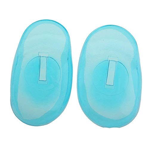Xeminor Ear Protector Universal Ear Cover Transprarent Hair Dye Salon Earmuffs Waterpoof For Home Or Business Hairdressing Salon Use Blue