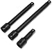 EPAuto 1/2-Inch Drive Impact Socket Extension Bar Set, Cr-V, 3 Pieces primary