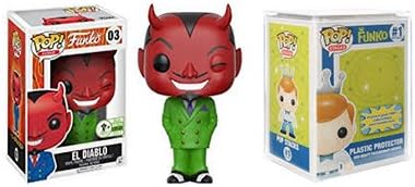 2017 EDCC El Diablo Exclusive Funko Pop! (ltd 3000) with Pop Stack Protector Set