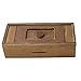 Vencer Stash Your Cash Secret Puzzle Box Brainteaser - Wooden Secret Compartment Brain Game for Adults
