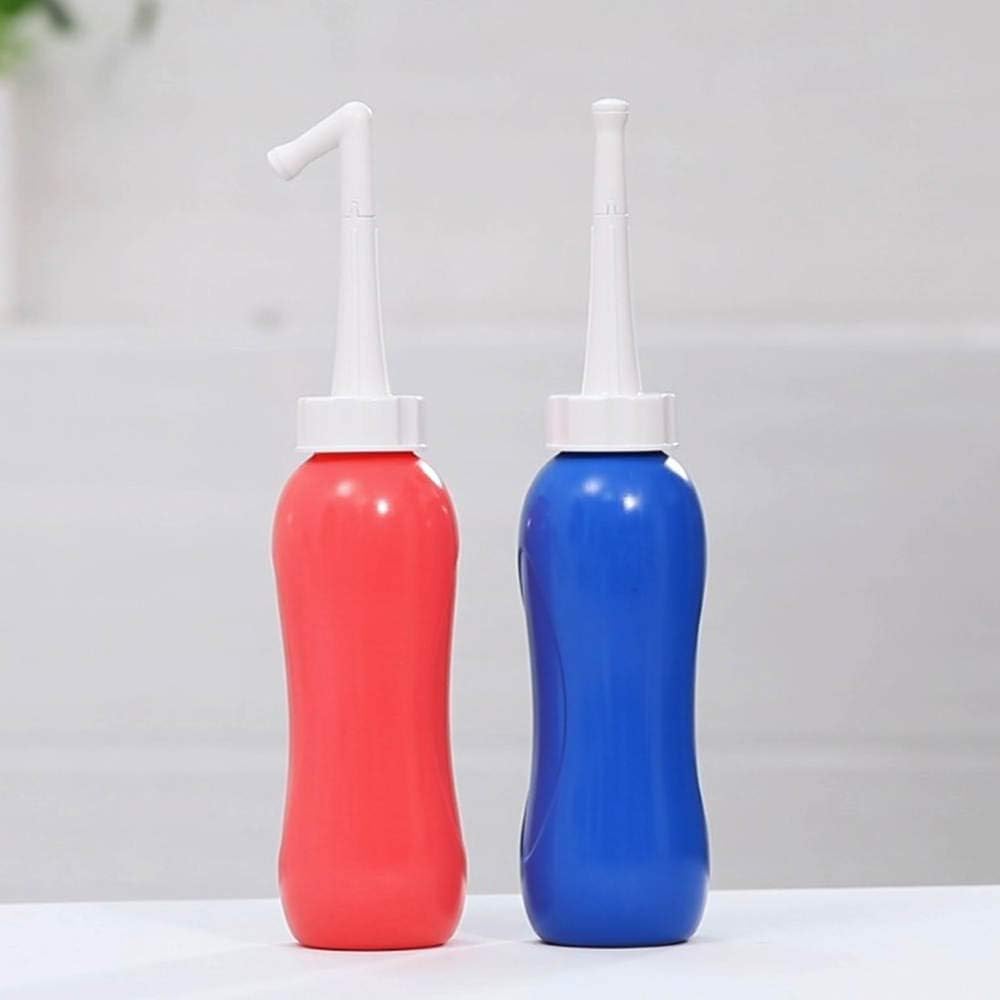 Blue Handheld Portable Bidet Squeeze peri Bottle for Pregnancy, perineal Postpartum Recovery, Hemorrhoids, Hospital Care, Wound Irrigation, Travel, Camping, Hiking, Feminine Hygiene, Baby Cleansing.: Health & Personal Care