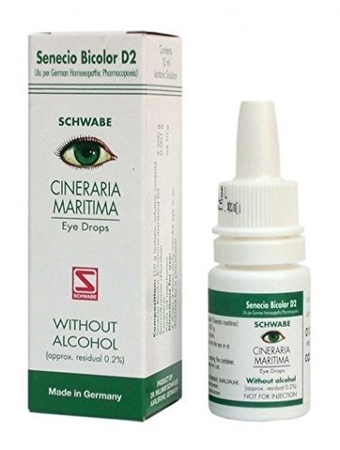 Cineraria Maritima Eye Drops Homoeopathic Medicine - 10ml