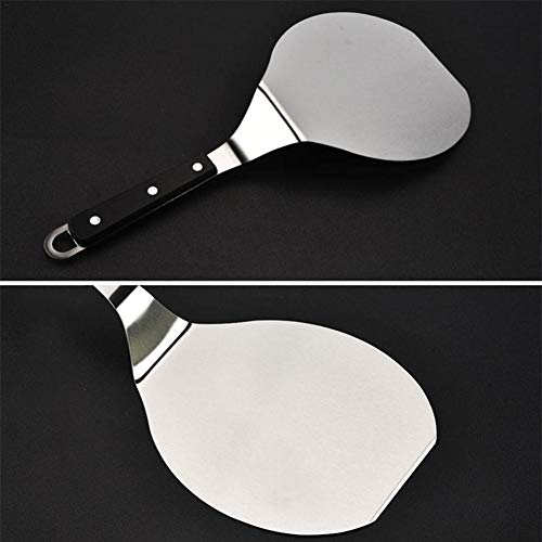 Stainless Steel Oven and Pizza Spatula Pizza Peel Baking Shovel Paddle Cake Lifter Transfer Tray For Pizza, Bread, Cake, Pie Barbecues14.37in × 6.50in