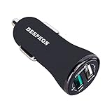 Quick Fast Rapid Charger 3.0 iphone/ 6s /se/ 7 /8/ X Car Charger Dual USB Port for Samsung Note 8/Galaxy S8 /S7 Plus Edge /HTC and More by DESPKON