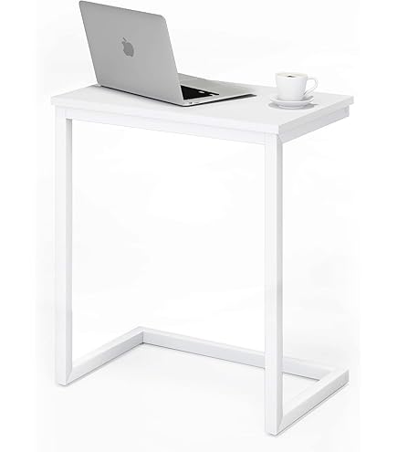 RUNTOP Height Adjustable Side Table, C Table With Wheels, Obile Couch - View #6