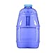 Geo Sports Bottles 1 Gallon BPA Free Reusable Leakproof Wide Mouth Sports Water Jug Bottle with Handle and 48mm Screw Cap (Dark Blue)