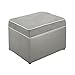 Baby Relax The Abby Nursery Storage Ottoman for Baby Gliders, Grey